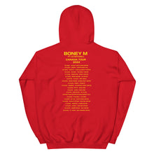 Load image into Gallery viewer, Boney M ft Liz Mitchell - Red Canada Tour Hoodie
